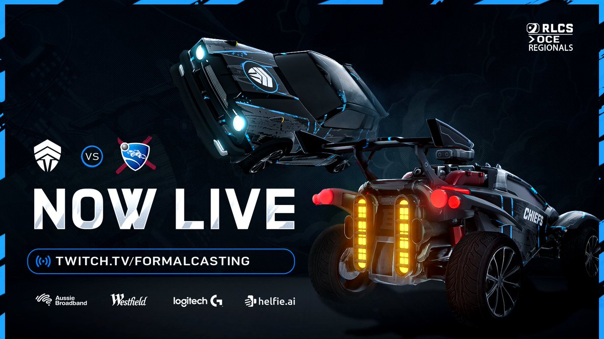 Let's get this party started, the first team we take on is #retired 👴

🔴 LIVE NOW
📺 ttv/formalcasting

#WeAreChiefs🛡️ | #CHFWIN🛡️ | #RLCS