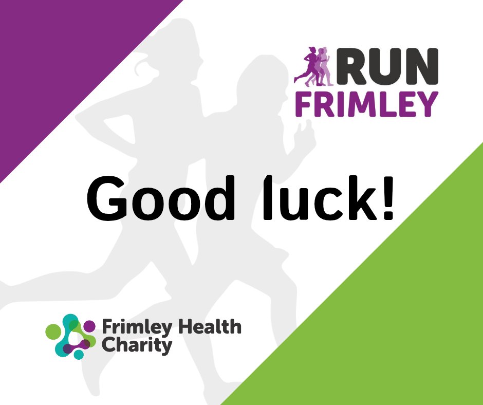 Frimley Health NHS Foundation Trust ๐ (@frimleyhealth) on Twitter photo A massive GOOD LUCK to all of the runners, walkers, and joggers taking part in <a href="/FHealthCharity/">Frimley Health Charity ๐</a>'s Run Frimley event today! ๐ ๐ช ๐
Do you know someone taking part today? Wish them luck here, and thank you to everyone taking part in what is sure to be a fabulous day! A massive GOOD LUCK to all of the runners, walkers, and joggers taking part in <a href="/FHealthCharity/">Frimley Health Charity ๐</a>'s Run Frimley event today! ๐ ๐ช ๐
Do you know someone taking part today? Wish them luck here, and thank you to everyone taking part in what is sure to be a fabulous day!