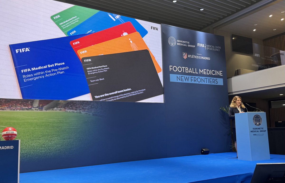 Dr Andy Massey (@andy_massey) on Twitter photo The <a href="/FIFAcom/">FIFA</a> Medical Set Piece
Latest version launched by <a href="/KgrimmSa/">Katharina Grimm MD</a>.
Open acres to all <a href="/FIFAMedical/">FIFA Medical Network</a> documents at inside.fifa.com/health-and-med… with the aspiration to standardise medical care globally
Please visit website and see all the other resources The <a href="/FIFAcom/">FIFA</a> Medical Set Piece
Latest version launched by <a href="/KgrimmSa/">Katharina Grimm MD</a>.
Open acres to all <a href="/FIFAMedical/">FIFA Medical Network</a> documents at inside.fifa.com/health-and-med… with the aspiration to standardise medical care globally
Please visit website and see all the other resources