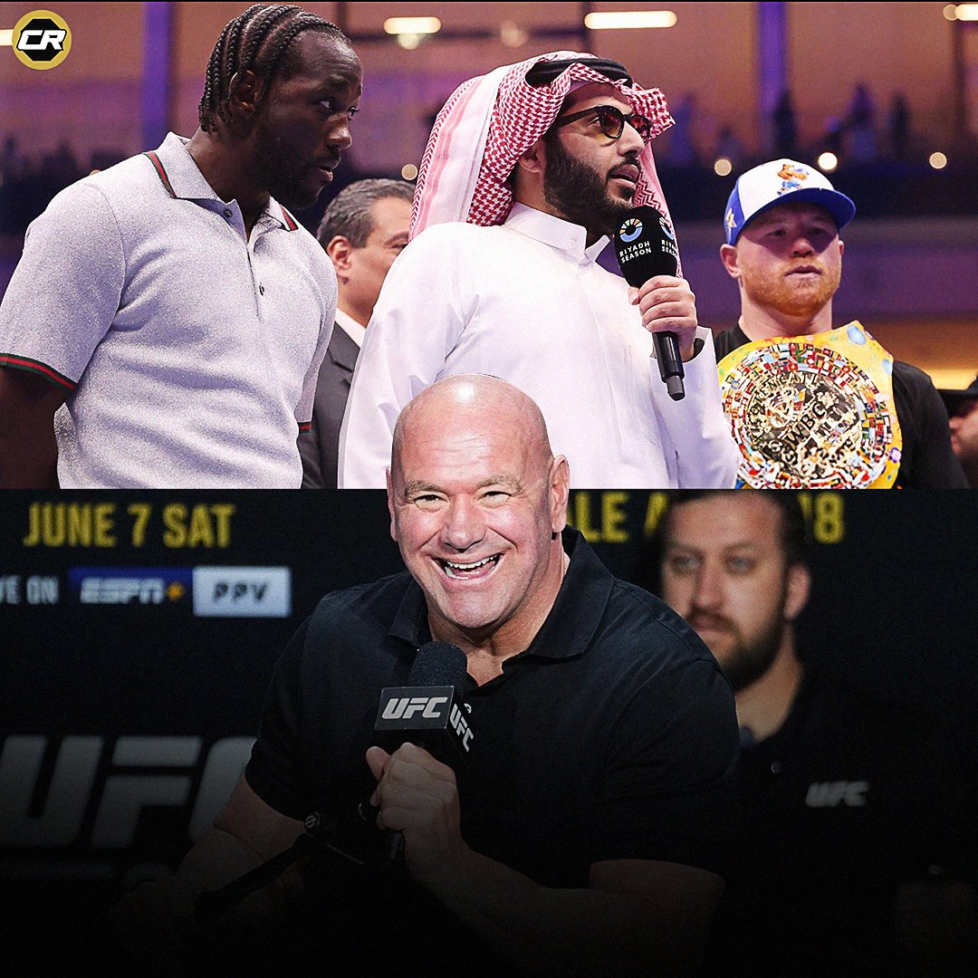 ChampRDS's tweet image. 🚨 Dana White will promote the Canelo Alvarez vs Terence Crawford fight as part of the first TKO boxing event 👀

(per @Turki_alalshikh)