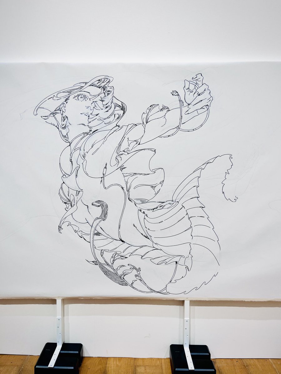 PIE COMIC ART (@pie_comic_art) on Twitter photo ゲストの米山舞さん(<a href="/yoneyamai/">米山 舞 Yoneyama Mai</a> )によるライブドローイングの途中経過をお届け✒️📷
銀座蔦屋書店にて、『寺田克也新画本発売万歳エキシビジョン2025!』開催中です!寺田さん&米山さんのリアルな作品をぜひご覧ください✨ ゲストの米山舞さん(<a href="/yoneyamai/">米山 舞 Yoneyama Mai</a> )によるライブドローイングの途中経過をお届け✒️📷
銀座蔦屋書店にて、『寺田克也新画本発売万歳エキシビジョン2025!』開催中です!寺田さん&米山さんのリアルな作品をぜひご覧ください✨