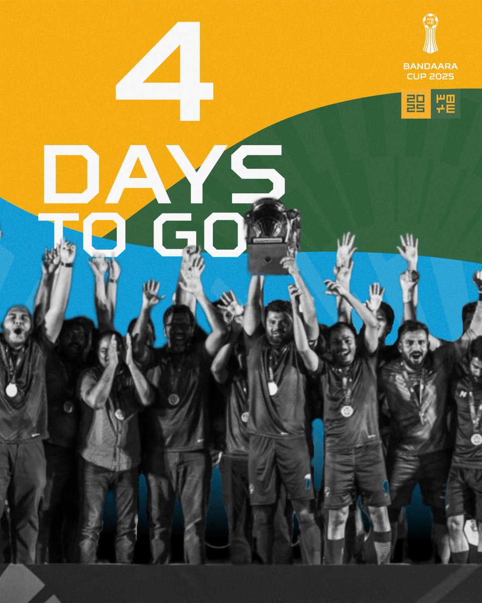 BandaaraClubAGO's tweet photo. 4 days left….
Teams be like: “This year we’re built different.” Lets seee… 👀
#BandaaraCup2025 https://t.co/4ldvbDI5GQ