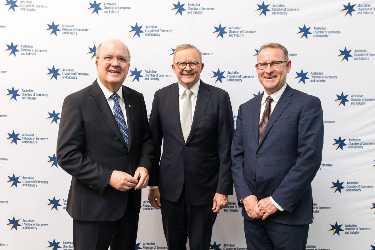 Australian Chamber of Commerce & Industry (ACCI) (@accinews) on Twitter photo ACCI extends its congratulations to the <a href="/AlboMP/">Anthony Albanese</a> Government for winning the 2025 federal election.
We look forward to working productively with the Government to make Australia the best place in the world to do business.
Read our full statement here: acci.com.au/Web/News/Artic… ACCI extends its congratulations to the <a href="/AlboMP/">Anthony Albanese</a> Government for winning the 2025 federal election.
We look forward to working productively with the Government to make Australia the best place in the world to do business.
Read our full statement here: acci.com.au/Web/News/Artic…
