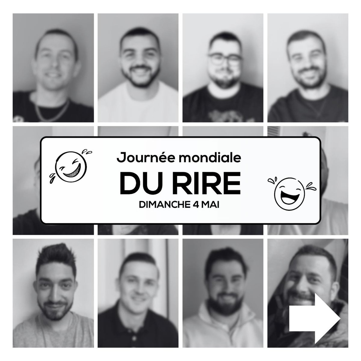 mc2i_solutions's tweet image. Aujourd&apos;hui, place aux sourires et à la bonne humeur chez MC2I Solutions ! 📷

À l&apos;occasion de la journée mondiale du rire, toute l&apos;équipe a joué le jeu ! 📷
Parce qu’un sourire booste aussi la productivité ! 📷

#journéemondialedurire #mc2isolutions #bonnehumeur #teamMC2I