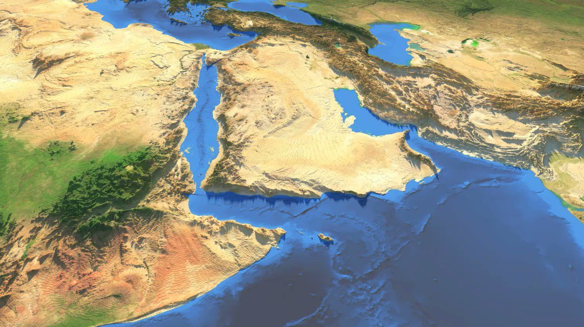 simongerman600's tweet image. This map shows the Arab Peninsula and the Horn of Africa. This would be a great view to overlay global shipping data or piracy incidents over time. Source: buff.ly/3spjrcm HT @undertheraedar Would be cool in a classroom for any #geographyteacher too!