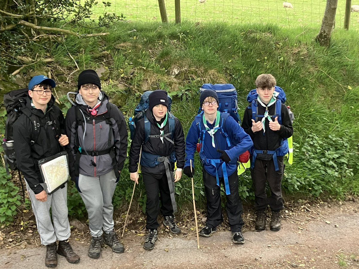 Day 2 setting off. All seem pretty positive this morning.