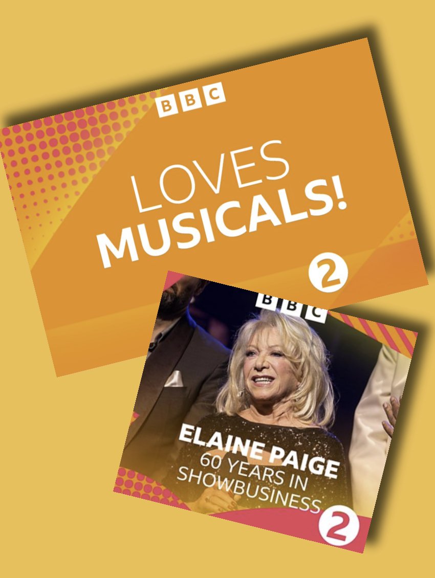 Elaine Paige (@elaine_paige) on Twitter photo At 1pm on #EPOS I'll be looking back at <a href="/BBCRadio2/">BBC Radio 2</a> Loves Musicals season plus stage & screen news, Break A Leg messages & a Leading Players Segment! And you can hear the full Radio 2 60th tribute concert they staged for me on <a href="/BBCSounds/">BBC Sounds</a> now & highlights tonight at 8pm on Radio 2. At 1pm on #EPOS I'll be looking back at <a href="/BBCRadio2/">BBC Radio 2</a> Loves Musicals season plus stage & screen news, Break A Leg messages & a Leading Players Segment! And you can hear the full Radio 2 60th tribute concert they staged for me on <a href="/BBCSounds/">BBC Sounds</a> now & highlights tonight at 8pm on Radio 2.