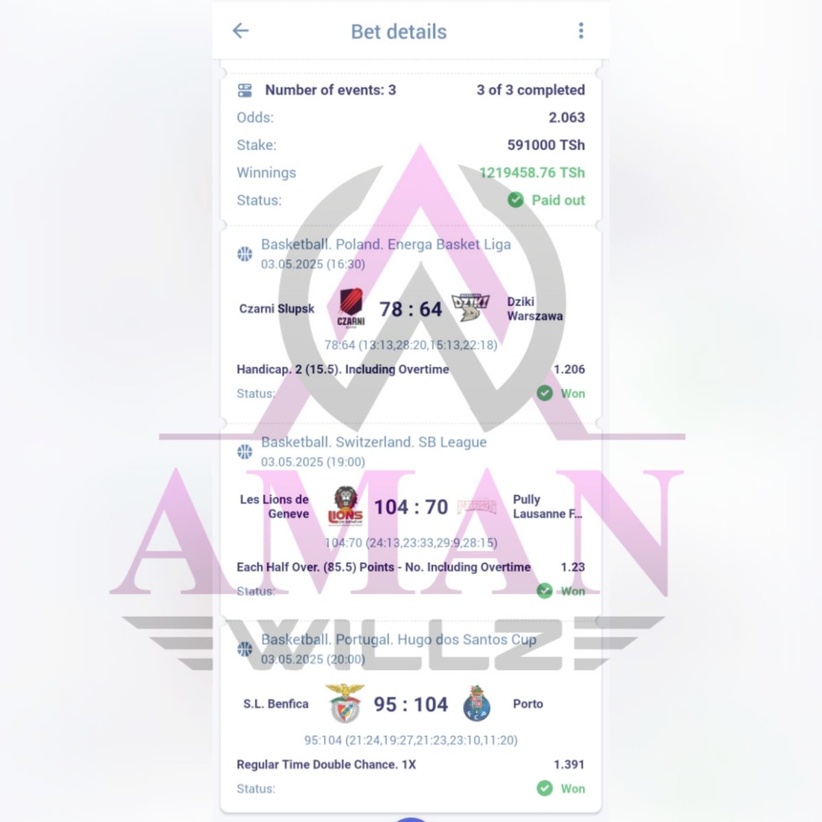 AmanWillz's tweet image. Report ya Jana BETTING HUB 

Tumefanikiwa kutenguneza zaid ya MILLION 2 🔥🔥💸💸

Leo tena tupo mzigoni bila kupoa kabisa sasa kama bado ujajumuika nasi sogea WHAT'S APP nikuunge chap 

Tuma neno ADD 👉🏾 0628673784

Huku tunatumia PARIPESA tuu 🫵🏾🫡

Fungua account yako Chap hapa…