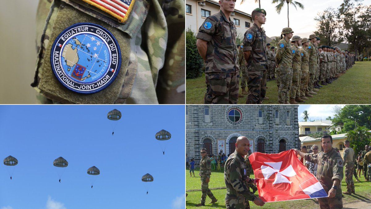 #NouvelleCalédonie : Après deux semaines d’exercice, cérémonie de clôture de #CroixduSud

➡️ tinyurl.com/y5cx5hbh

➡️ L'exercice Croix du Sud, mené par les Forces armées en Nouvelle-Calédonie depuis le 21 avril, s’est achevé aujourd’hui, samedi 3 mai, en présence du ministre