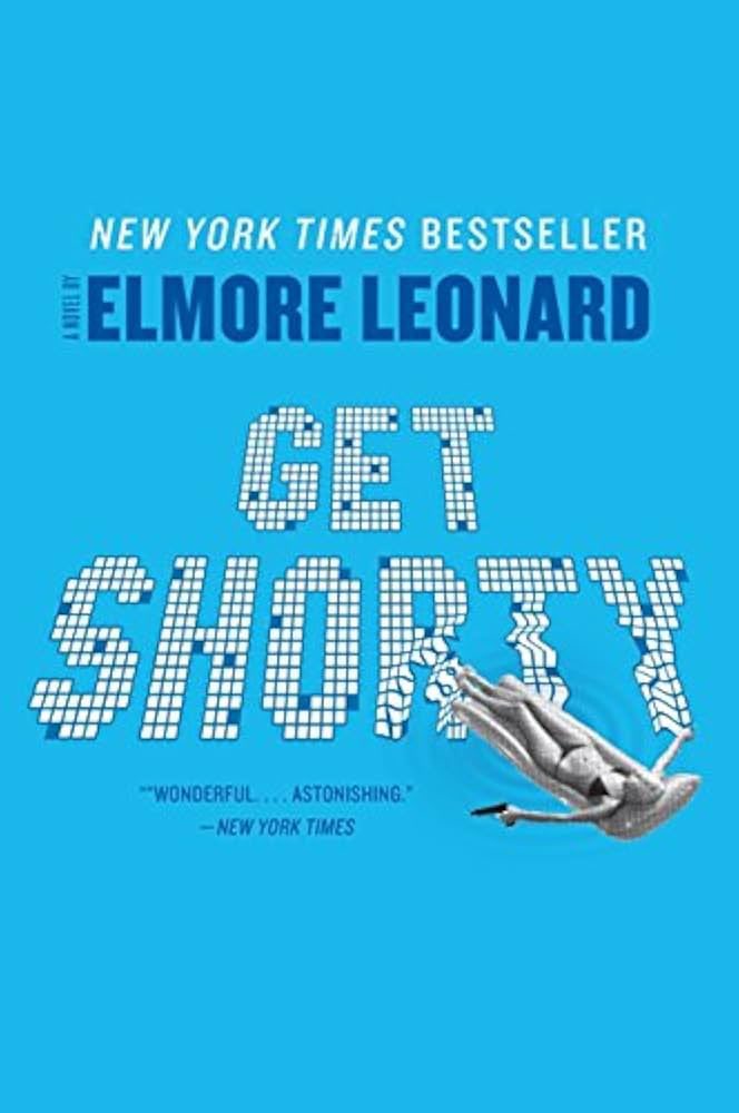 FrankMalfitano's tweet photo. BOOK OF THE DAY: One of late always entertaining #bestselling #novelist #ElmoreLeonard best &amp; most popular books from 1990, about #Miami gangster on the run who ends up as #Hollywood #bmovie producer. Later turned into enjoyable movie &amp; 📺 show (which I never saw) #GetShorty 📕 https://t.co/sPOHzeHjNb