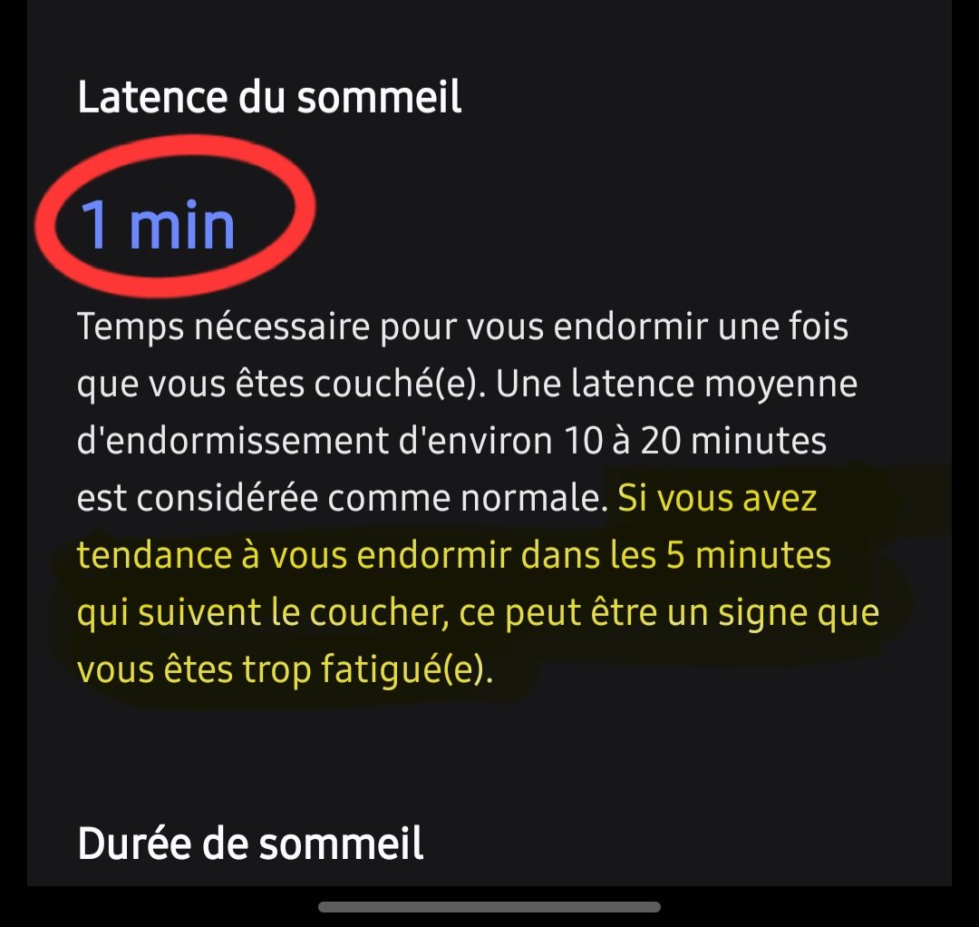J'me fais call out par mon app de santé là ouuuuuuu ?