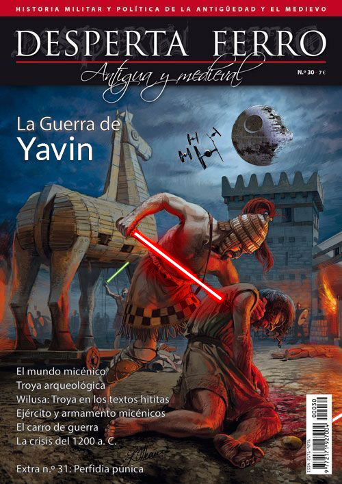 DespertaFerro's tweet photo. Un #MayTheFourth de hace mucho tiempo, en una galaxia muy, muy lejana... os invitábamos a tunear nuestras portadas en modo 𝕊𝕋𝔸ℝ 𝕎𝔸ℝ𝕊, y resultó ser el concurso más hilarante de todo el Borde Exterior. Para muestra, algunas de las más divertidas. ¡Ve arrancando el Canva que repetimos! 

¿Qué hay que hacer?  
1️⃣ 🔁 y ❤️ este post
2⃣Tunea una de nuestras portadas con motivos de Star Wars y publícala respondiendo en este hilo. 
🏆 Regalamos una suscripción a la portada con más ❤️

📢¿Cómo tunear nuestras portadas fácilmente?
⤵️ Descarga las portadas que quieras de Google Imágenes
🎨 Utiliza canva o befunky para tunear la portada a tu gusto. ¡Es súper simple!

¡Que la fuerza os acompañe jóvenes padawans!
#MayThe4thBeWithYou #MayTheFourthBeWithYou