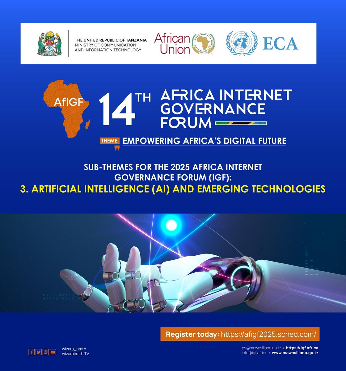 AI is transforming our world—are we ready?

Join the Internet Governance Forum as we tackle the future of Artificial Intelligence and Emerging Technologies.
Shape the conversation. Shape the future.

#IGF2025 #AI #EmergingTech #DigitalGovernance #TechForGood