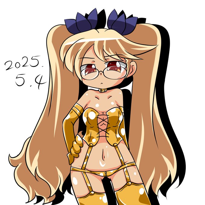 ゴールデンボンデージ。ここまでキンキラキンだとむしろカッコよく見えてくるな……
 #ゴールデンレトリーウィーク 