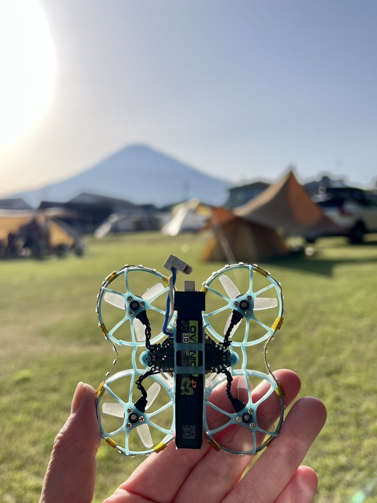 375drone's tweet photo. キャンプ🏕️富士山🗻#ovonic https://t.co/kt9lZ9ipqK