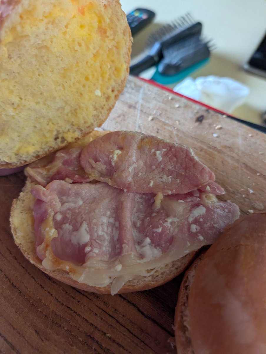 Mum really does spoil me when I come stay over for a #bcafc game - microwaved bacon butties!

Hopefully, now we're a Division One team, the quality of breakfast for the 25/26 season will improve!