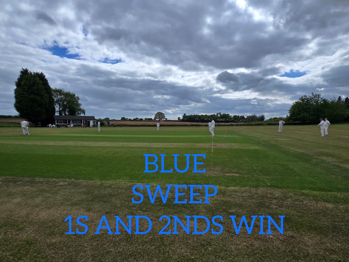 StoneCrickClub's tweet photo. Brilliant weekend of results. 1s win at home vs Stourport. 2s win away vs Five Ways! #bluesweep https://t.co/iLgAEqcpMb