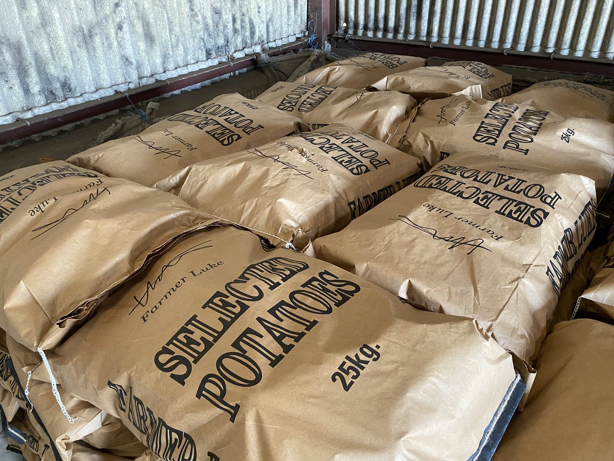 First order in the new bags and they look amazing! I’m so confident they’re the best Potatoes I’ve signed every bag ! 🥔🚜
