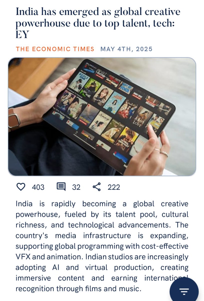 Anu_nair87's tweet image. Who helped make Avengers &amp;amp; Frozen?

Indian studios did! 💪

#India now has over 1,580 Global Capability Centers.

Our content + tech = World class 👏

#IndiaShines #TechPower