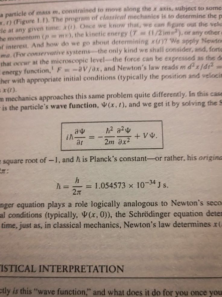 PhysInHistory's tweet photo. Schrödinger’s equation in Griffith’s Quantum Mechanics ✍️ https://t.co/TFRVLaXPRq