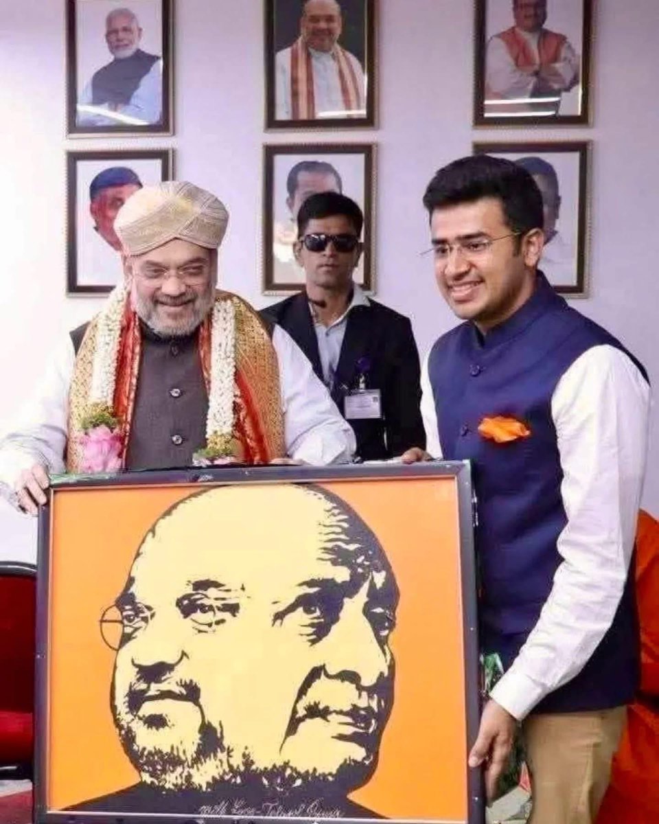 The inclusion of Sardar Vallabhbhai Patel’s image alongside Amit Shah is a grave insult to Patel’s towering legacy, as it diminishes the stature of a true unifier of India by associating him with a leader who has faltered significantly.