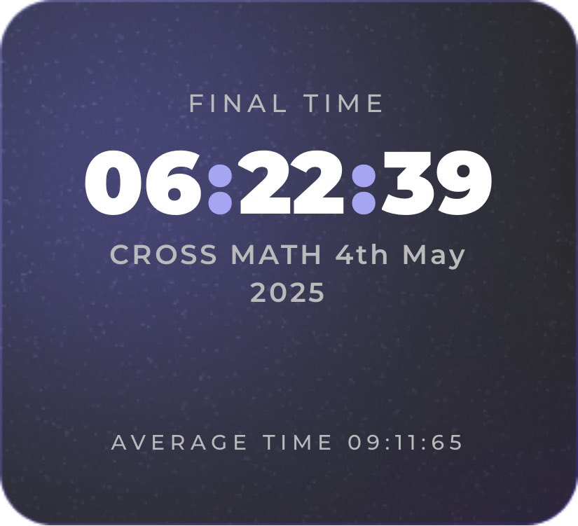 anxiously_urs's tweet photo. Cross Math  was not mathing for me 🫠 https://t.co/bJBNexiUwn