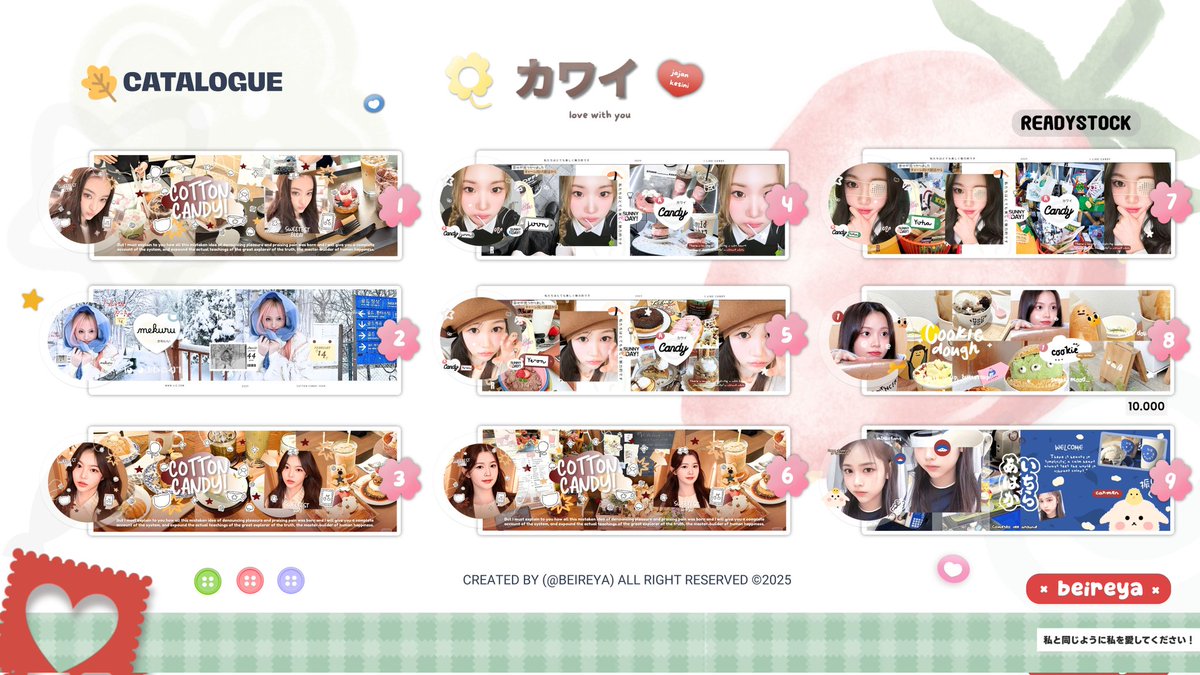 beireya's tweet image. Help repost ? Thank youu~!! 

Haloo! Aku mau CLEARANCE SALE  layout dibawah dengan harga 7k/each (retext? +1k). kalau ada yang tertarik, bisa langsung dm aku yaaww 😍 

Avail untuk GA or Sponsor 
(mt@ after dm ya)
#zonauang #zonajajan