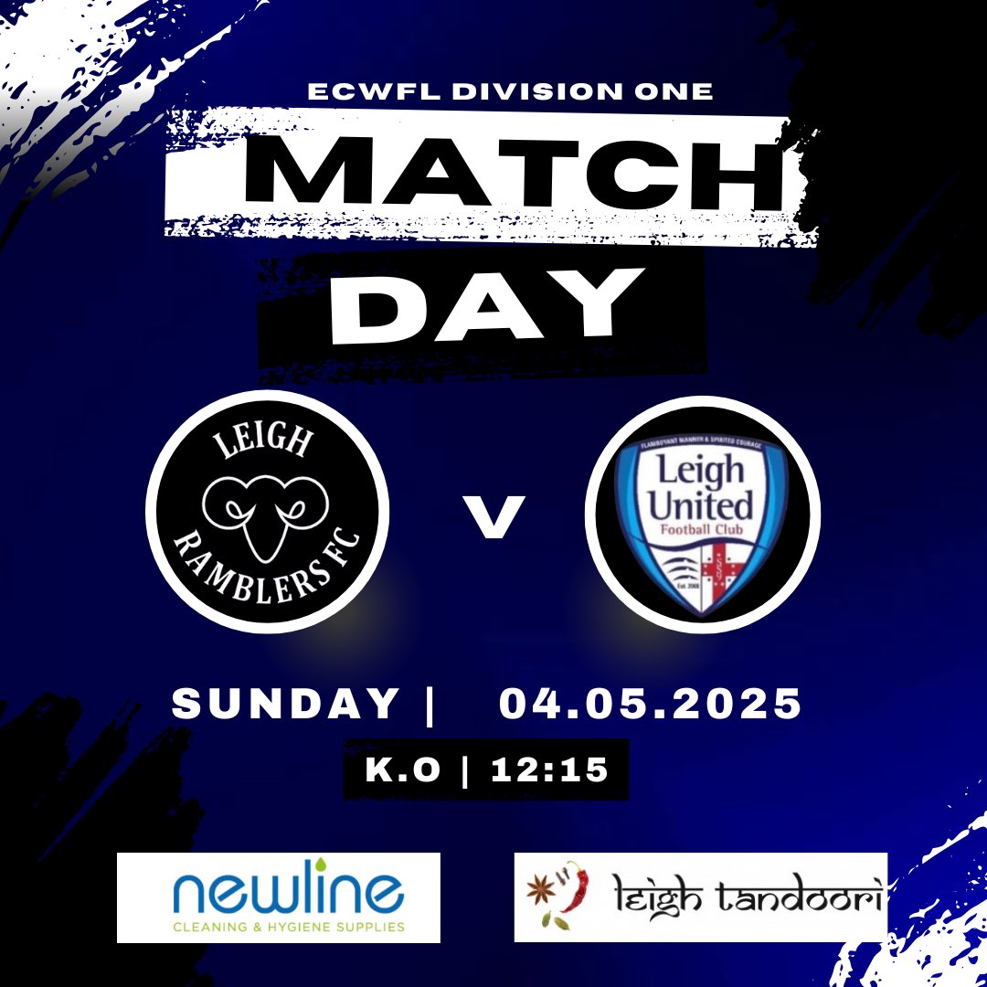 Leigh Ramblers Ladies (@ramblersladies) on Twitter photo MATCH DAY 🤩
🆚Leigh United
📍Len Forge Centre
🕝 12:15 Kick off MATCH DAY 🤩
🆚Leigh United
📍Len Forge Centre
🕝 12:15 Kick off