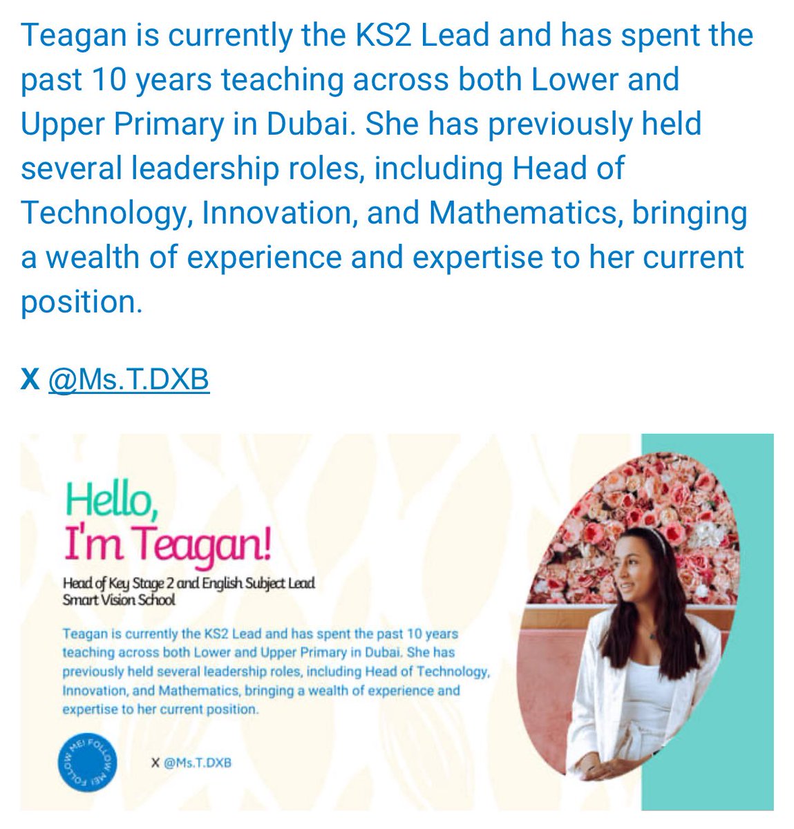 ms.T.dxb (@teagznell3690) on Twitter photo I am always eager to be able to share advice and best practice with others. Thank you <a href="/twinklresources/">Twinkl Resources</a> for including me.
twinkl.ae/blog/be-assess… I am always eager to be able to share advice and best practice with others. Thank you <a href="/twinklresources/">Twinkl Resources</a> for including me.
twinkl.ae/blog/be-assess…