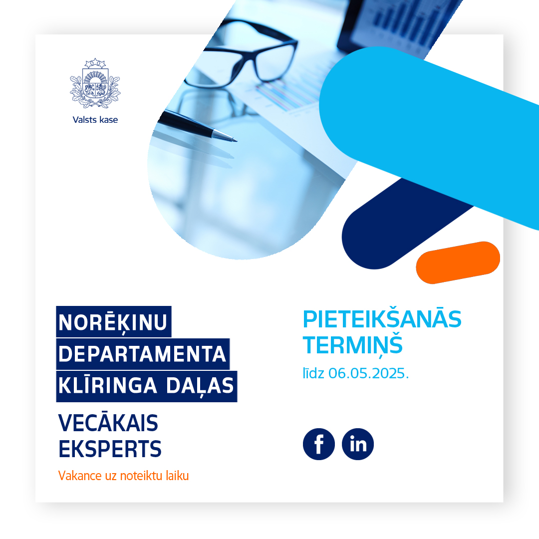 #teirdarbs #ienākošie #izejošie #maksājumi SWIFT #SAP
valstskase.easycruit.com/vacancy/349244…