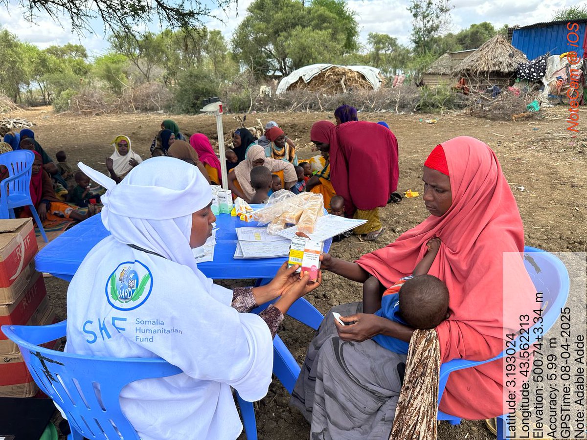 SARD199's tweet image. With #SHF funding, SARD is delivering critical nutrition support to drought-affected families.
Children are being screened, treated, and nourished back to health.
#SARD
#SHF
#NutritionalSupport
#CommunityCare
#ChildHealth