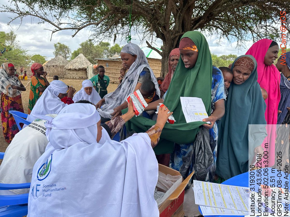 SARD199's tweet image. With #SHF funding, SARD is delivering critical nutrition support to drought-affected families.
Children are being screened, treated, and nourished back to health.
#SARD
#SHF
#NutritionalSupport
#CommunityCare
#ChildHealth