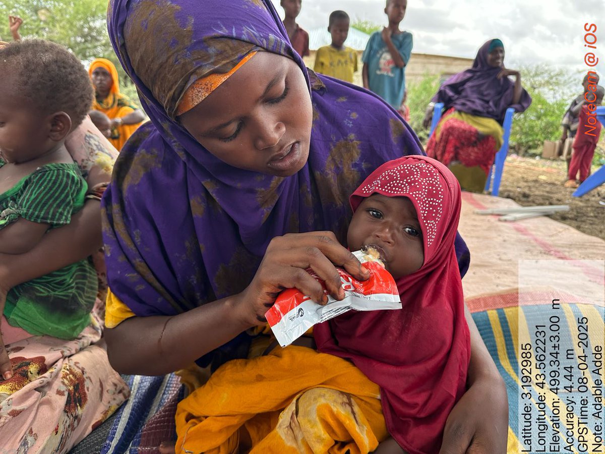 SARD199's tweet image. With #SHF funding, SARD is delivering critical nutrition support to drought-affected families.
Children are being screened, treated, and nourished back to health.
#SARD
#SHF
#NutritionalSupport
#CommunityCare
#ChildHealth