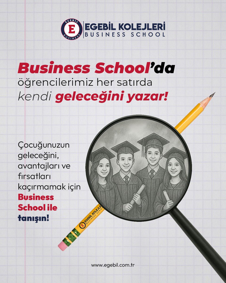 🇹🇷Business School ile öğrencimiz, kendi geleceğinin yazarlarından biri oluyor!

#egebil #eğitim #özelokul #business #businessschool