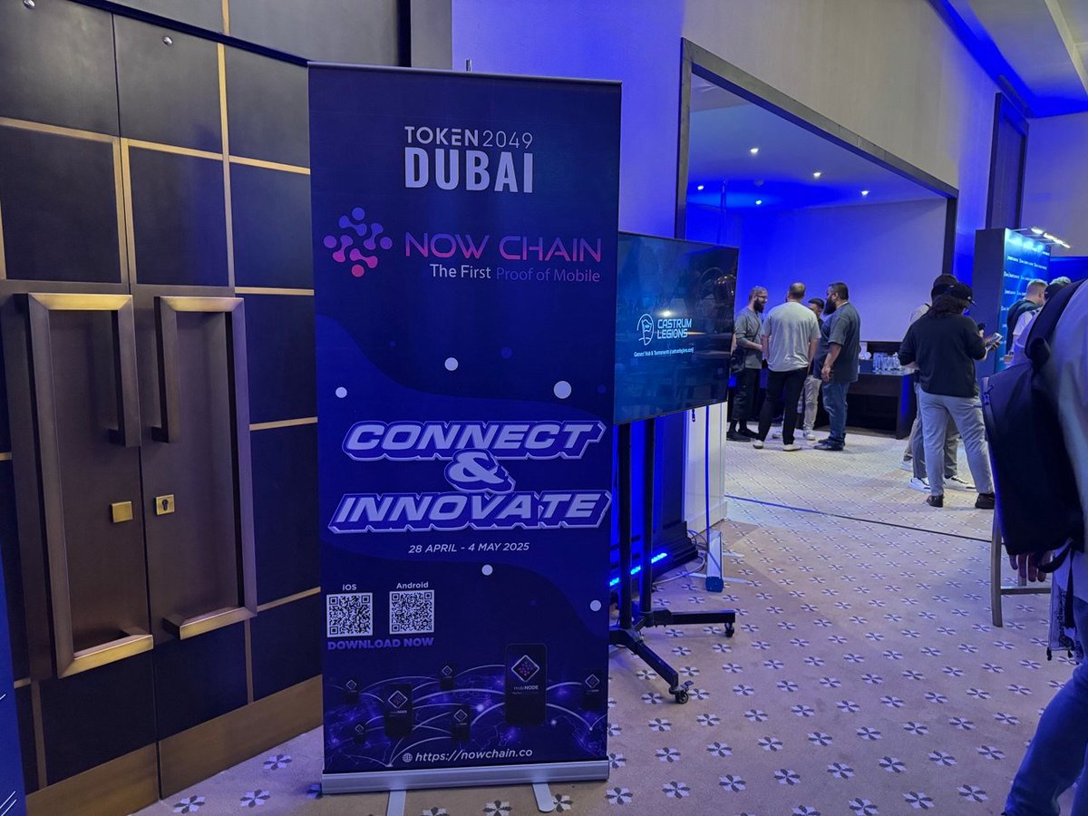 NOWChainX's tweet image. 📍Day 1 at #TOKEN2049 Dubai  marked a proud moment for NOWChain as our Founder &amp;amp; CEO @tle360 , took the stage at the Connect &amp;amp; Innovate panel hosted by @CoinstoreExc 

From spotlighting our mobile-first Proof-of-Mobile vision to connecting with global leaders, the journey has…
