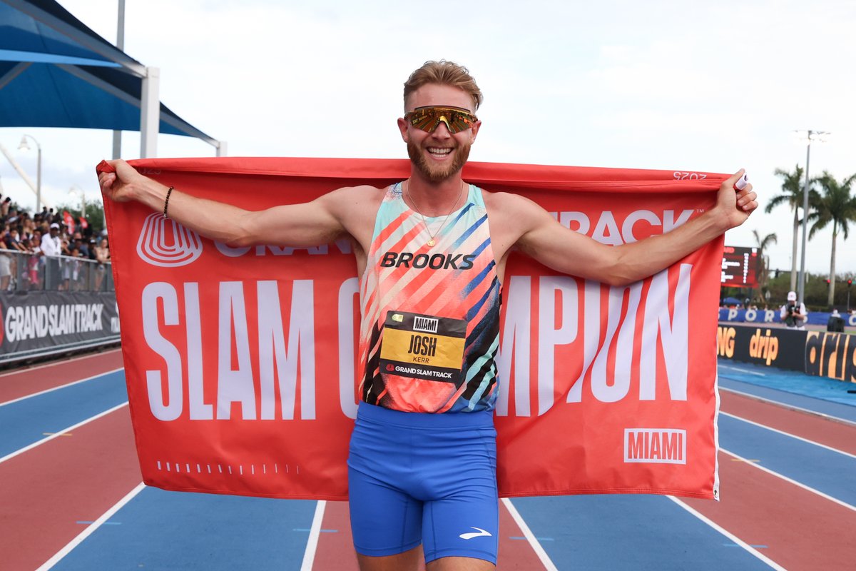 British Athletics (@britathletics) on Twitter photo Grand Slam Champion ๐คฉ
Josh Kerr clocked an 800m PB of 1:45.01 to clinch the overall short distance crown at <a href="/GrandSlamTrack/">Grand Slam Track</a> Miami๐
The world champion is BACK ๐ Grand Slam Champion ๐คฉ
Josh Kerr clocked an 800m PB of 1:45.01 to clinch the overall short distance crown at <a href="/GrandSlamTrack/">Grand Slam Track</a> Miami๐
The world champion is BACK ๐