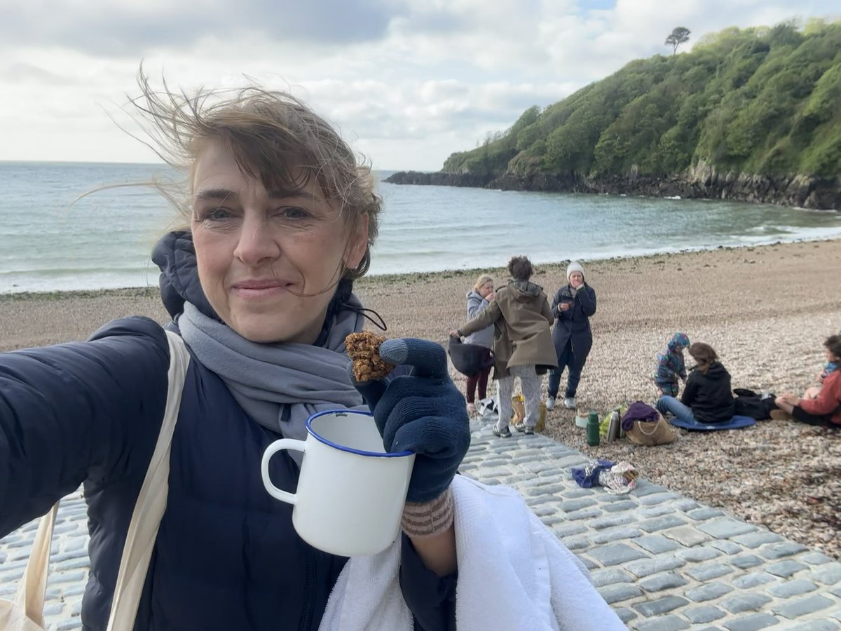 clare mulley (@claremulley) on Twitter photo I swam; it was wild. 10 degrees & blowing a hoolie couldn’t stop me & some hardy children’s authors from the fabulous <a href="/GuernseyLitFest/">Guernsey Lit Fest</a> taking to the sea this morning! 🌊🥶
Thank you SO MUCH for the coffee & flapjacks on the beach after!! ☕️😁 I swam; it was wild. 10 degrees & blowing a hoolie couldn’t stop me & some hardy children’s authors from the fabulous <a href="/GuernseyLitFest/">Guernsey Lit Fest</a> taking to the sea this morning! 🌊🥶
Thank you SO MUCH for the coffee & flapjacks on the beach after!! ☕️😁