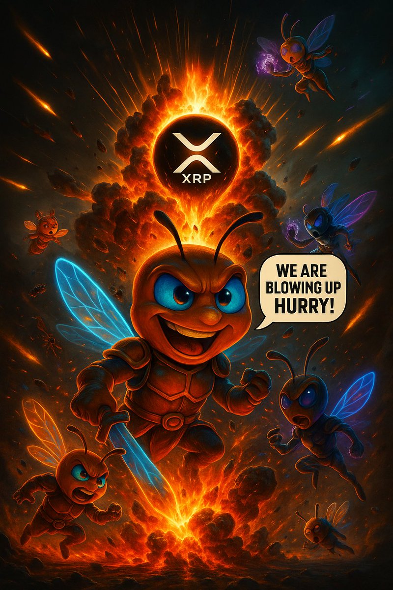 WE ARE BLOWING UP — HURRY!!
The Hive just went NUCLEAR
XRP fuel in the tank
No brakes. No mercy. Just moon
#HIVE 🚀
#XRP 🔥
#CryptoExplosion 💣
#HiveArmy 🐝
#Web3 📈
#MemeSeason 🌕