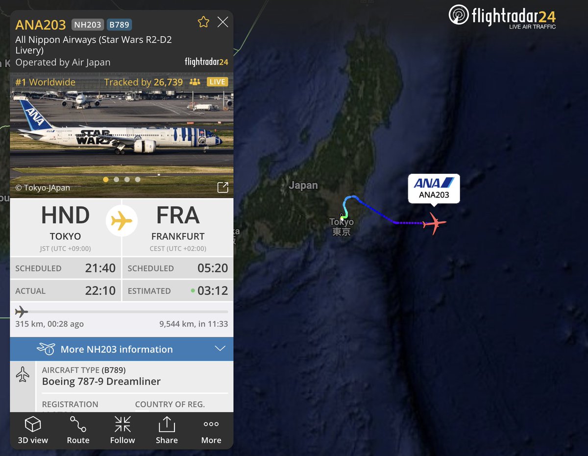 Flightradar24 tweet media