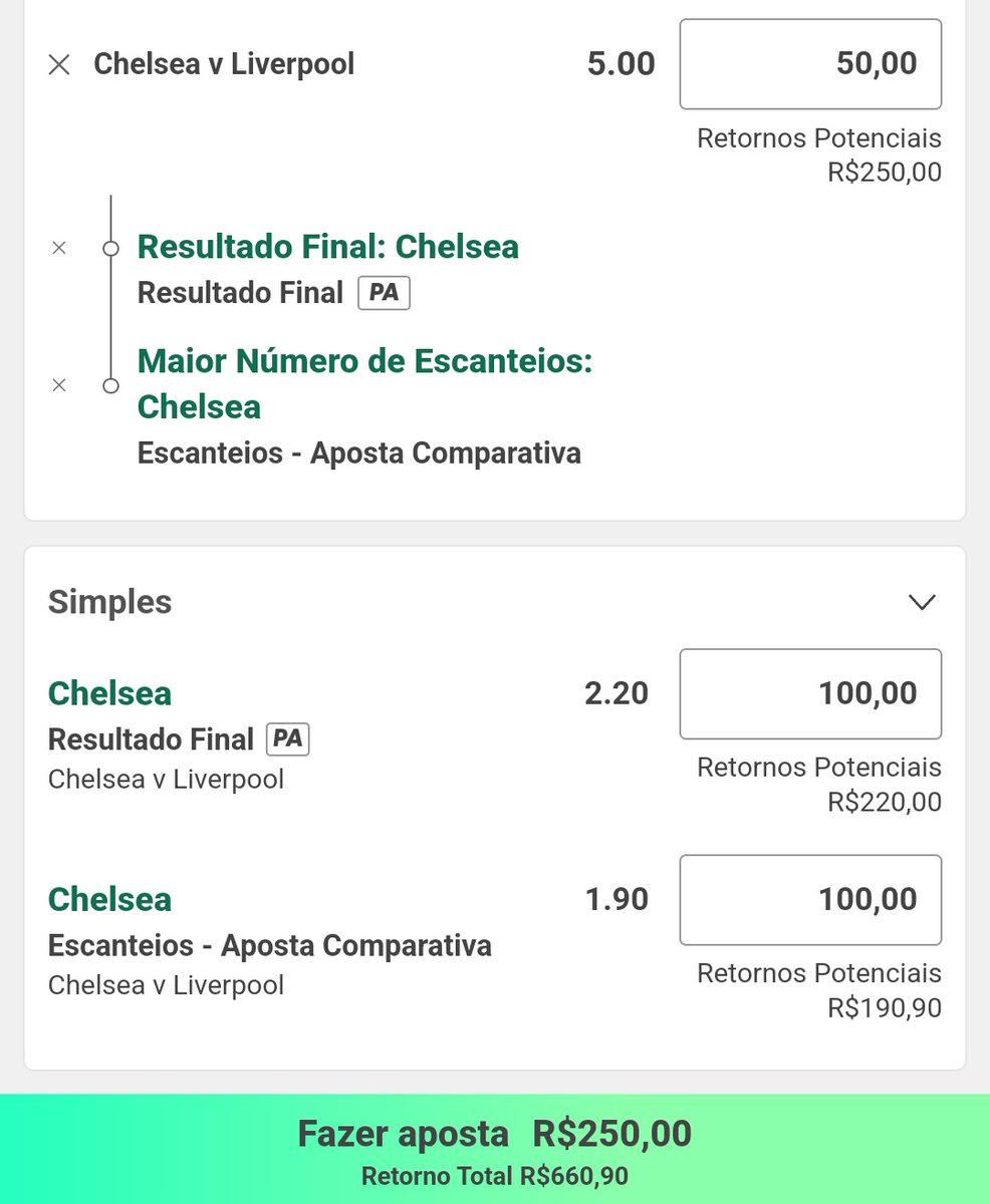 Tec_Automacao's tweet photo. Olá pessoal,
Chelsea jogando em casa vai em busca dessa vitória contra o Liverpool que já está descansando.
Acredito que o Chelsea terá maioria dos cantos.
É obrigação vencer para manter na classificação.
Risco 🟡 
Stake 1/2un e 1un
🔥🔥🔥🔥🔥🔥
Aposte com Responsabilidade 🔞 https://t.co/pnnK19xzWO