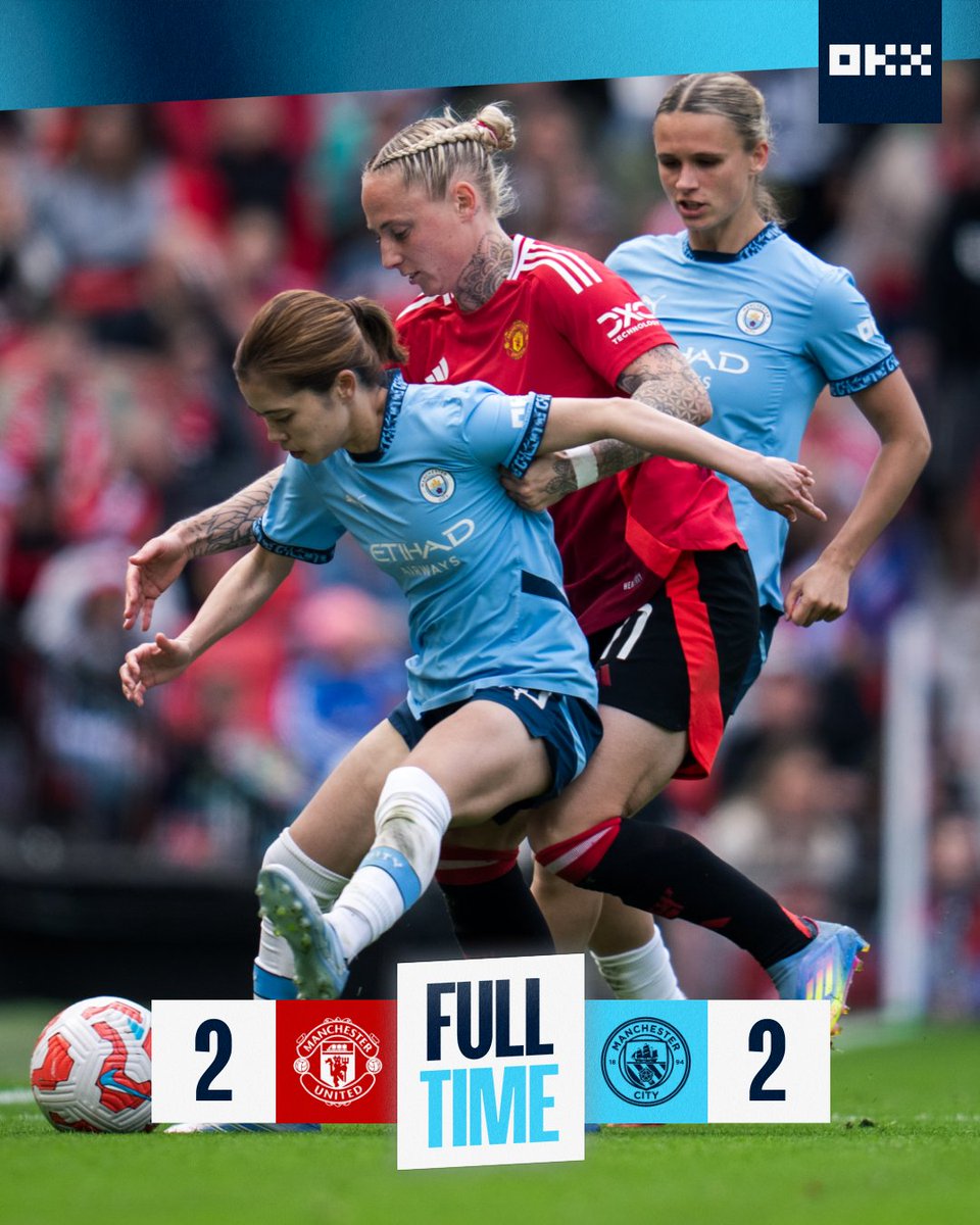 FULL-TIME | The points are shared.

🔴 2-2 🩵 #ManCity  | @OKX