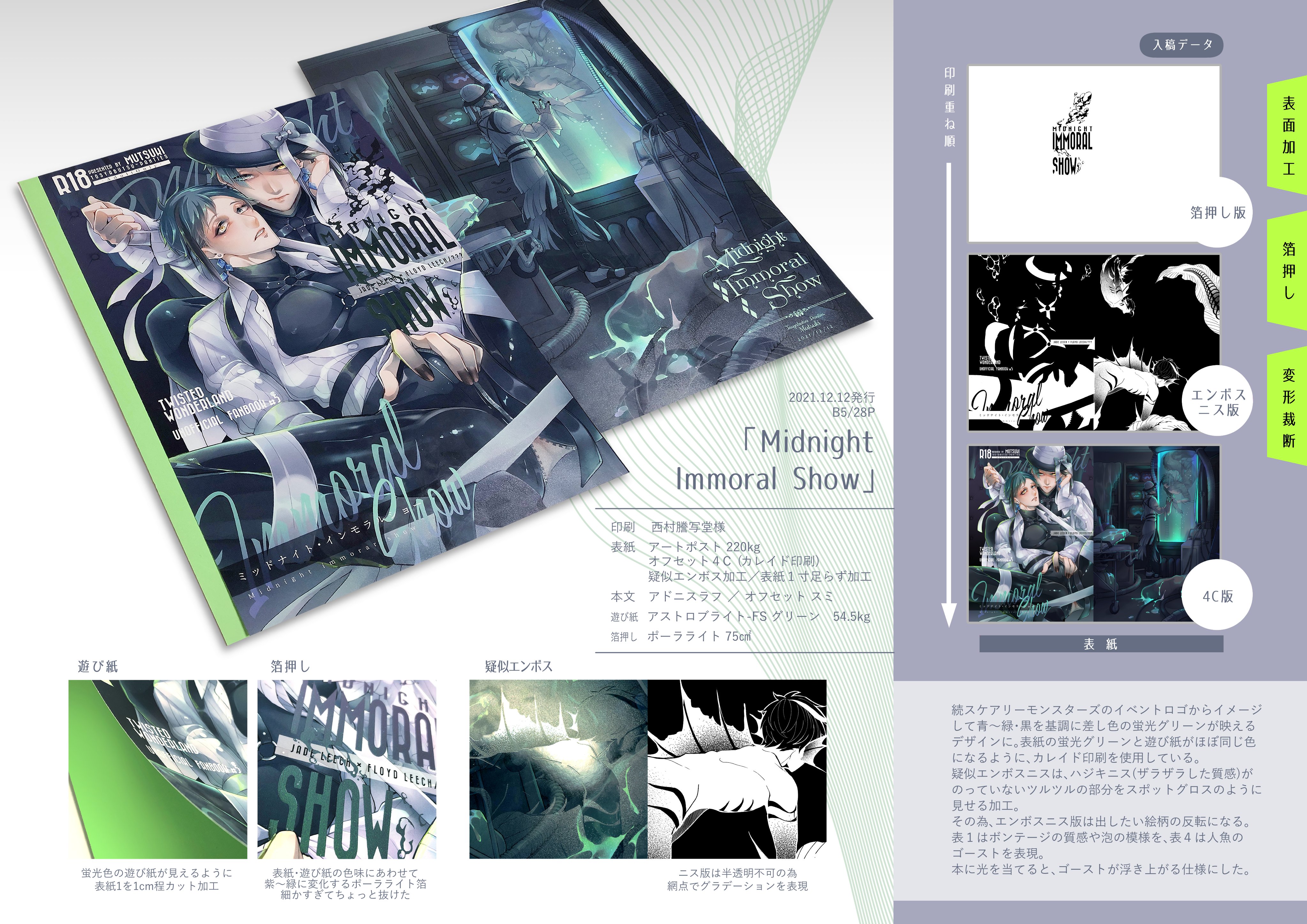 鯨川睦月🐳同人誌デザイン/商業BL (@Mutsuki_design) / X
