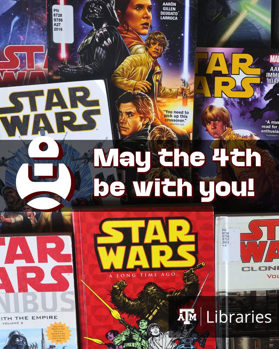 May the Fourth be with you! 📚 ⭐ 🚀

We have one of the most extensive sci-fi collections in the world. Visit Cushing Memorial Library &amp; Archives to explore the Force in greater depth.