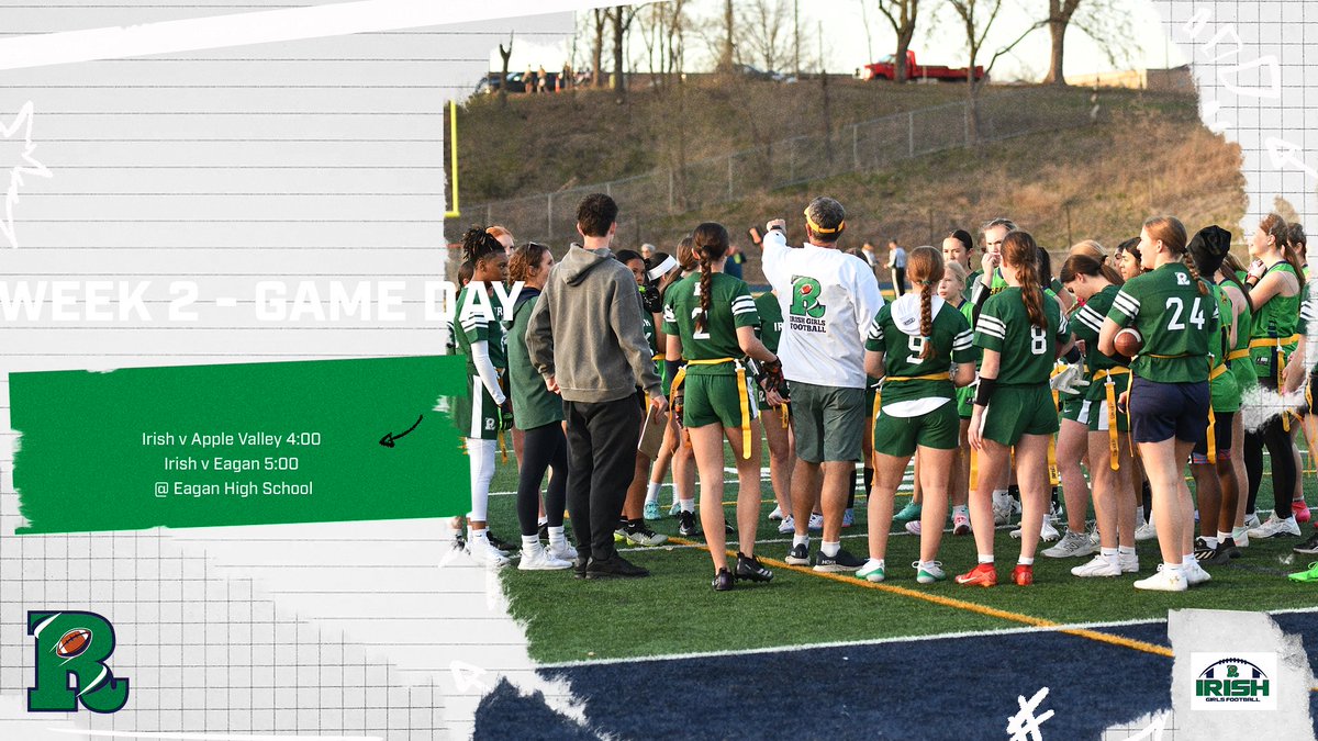 Come &amp; Support the Rosemount Irish for Week 2! Go Irish!!!!