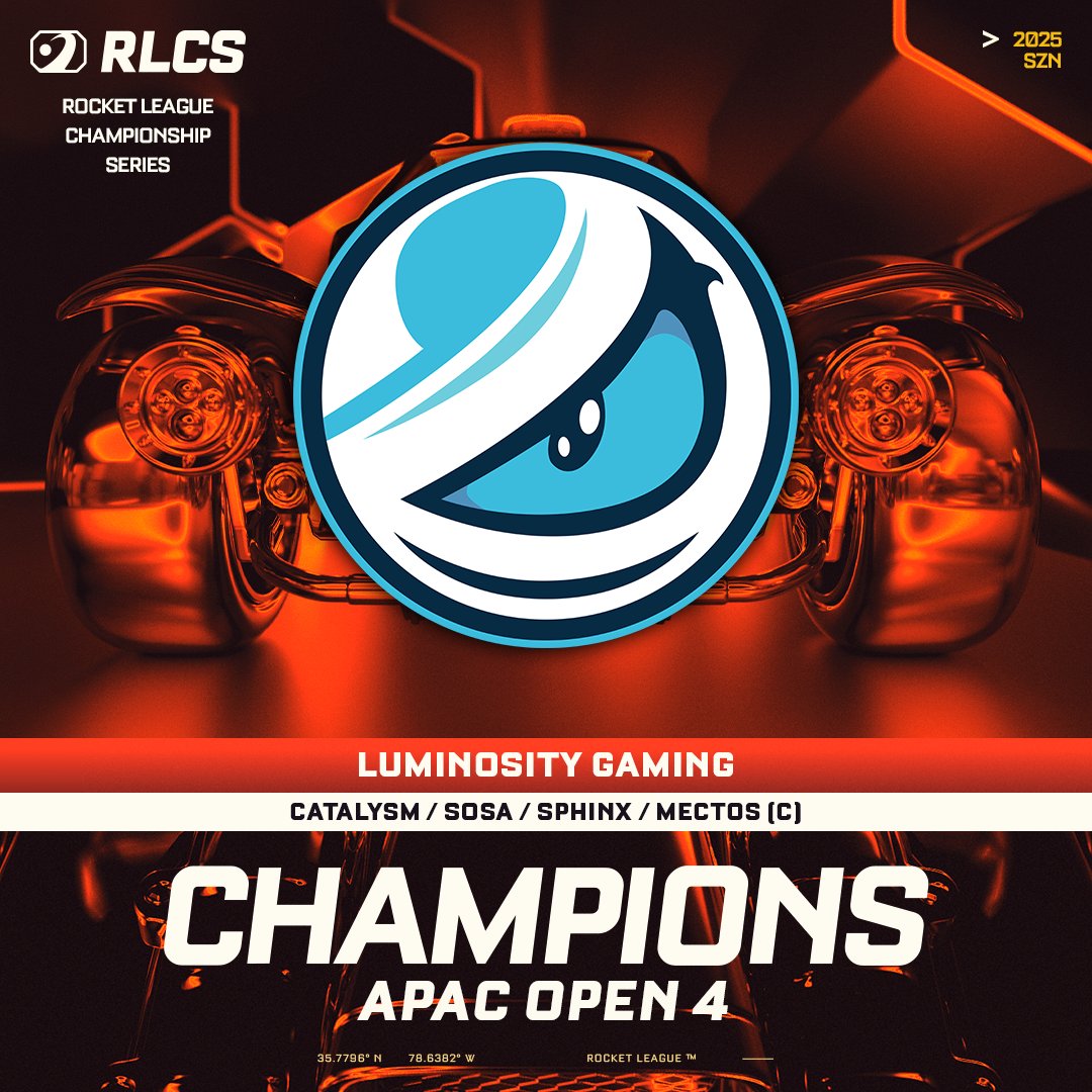 ALL THE WAY TO GAME 7 BUT <a href="/Luminosity/">Luminosity Gaming</a> ARE APAC CHAMPS ONCE AGAIN! 👏

🏅 <a href="/CatalysmRL/">Catalysm</a> 
🏅 <a href="/sosacrdbl/">FUT sosa</a> 
🏅 <a href="/Sphinxxx8/">Sphinx</a> 
🏅 <a href="/mectos/">mectos</a> (c)