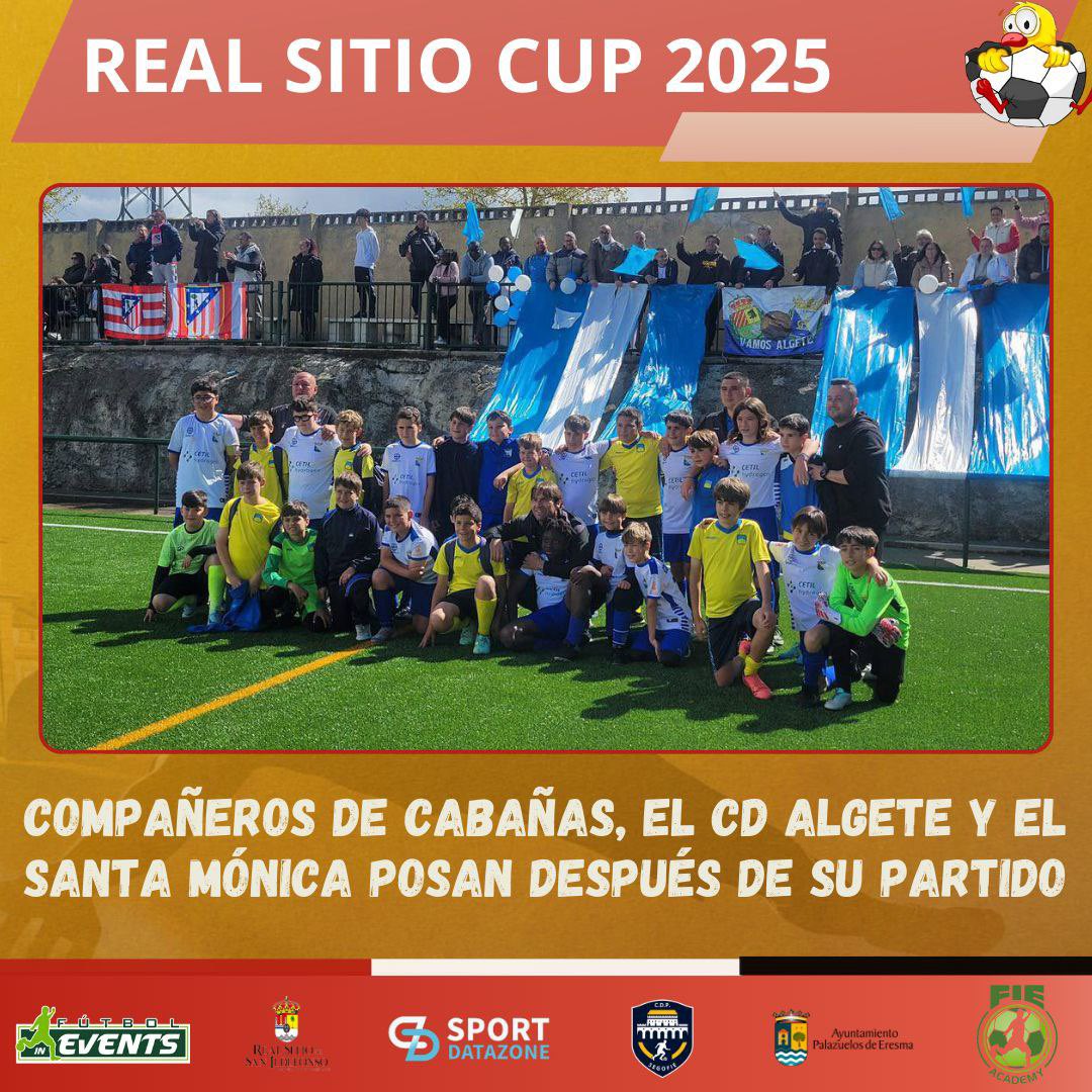 💯 Deportividad

🟡🔥 Después de su partido de cuartos, el Colegio Santa Mónica y el CD Algete posan juntos

#RSC2025 #realsitiocup2025 #LaGranja #RealSitiodeSanIldefonso #palazuelosdeeresma 
#futbolbase #fútbolfemenino #Segovia #castillayleón