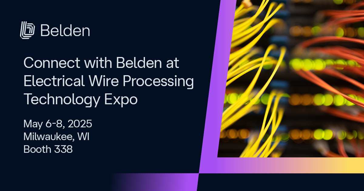 BeldenInc's tweet image. Discover the future of #cablinginfrastructure solutions with us this week at the #EWPTE. We'll be unlocking new potential for your business one cable at a time. Your opportunity to #connecttowhatspossible starts here. Click to register: bit.ly/43xy7Xz