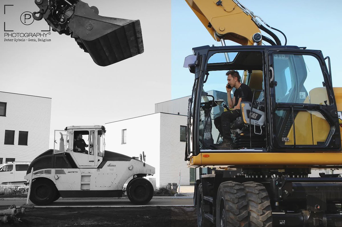 GybelsPeter's tweet photo. Respect for the people that build the roads we drive on...

(Road construction by Vanopré &amp; Grizaco NV, Cat® machines by Pollaris BV)
#buildingroads #excavators #bulldozers #loaders #photographer #businessphotography #portraitphotography #eventphotography https://t.co/BrLhPTtGEu