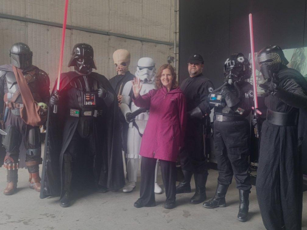TrusteeSara's tweet image. May the fourth be with us as we work to organize and protect public education!
Taken earlier this week at Pinewood Studios Futures Festival…one of many places and experiences I am advocating for TDSB students to get access to.