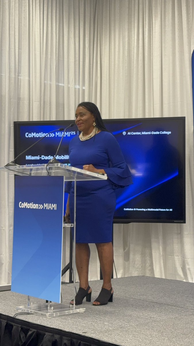 Marleine Bastien (@marleinebastien) on Twitter photo I was honored to receive the Mobility Champion Award from <a href="/GoMiamiDade/">Miami-Dade DTPW</a> at CoMotion Miami. I am both humbled and grateful for this recognition.
Transportation is a lifeline. That is why I have always believed that we must fight for a transit system that works for all. I was honored to receive the Mobility Champion Award from <a href="/GoMiamiDade/">Miami-Dade DTPW</a> at CoMotion Miami. I am both humbled and grateful for this recognition.
Transportation is a lifeline. That is why I have always believed that we must fight for a transit system that works for all.